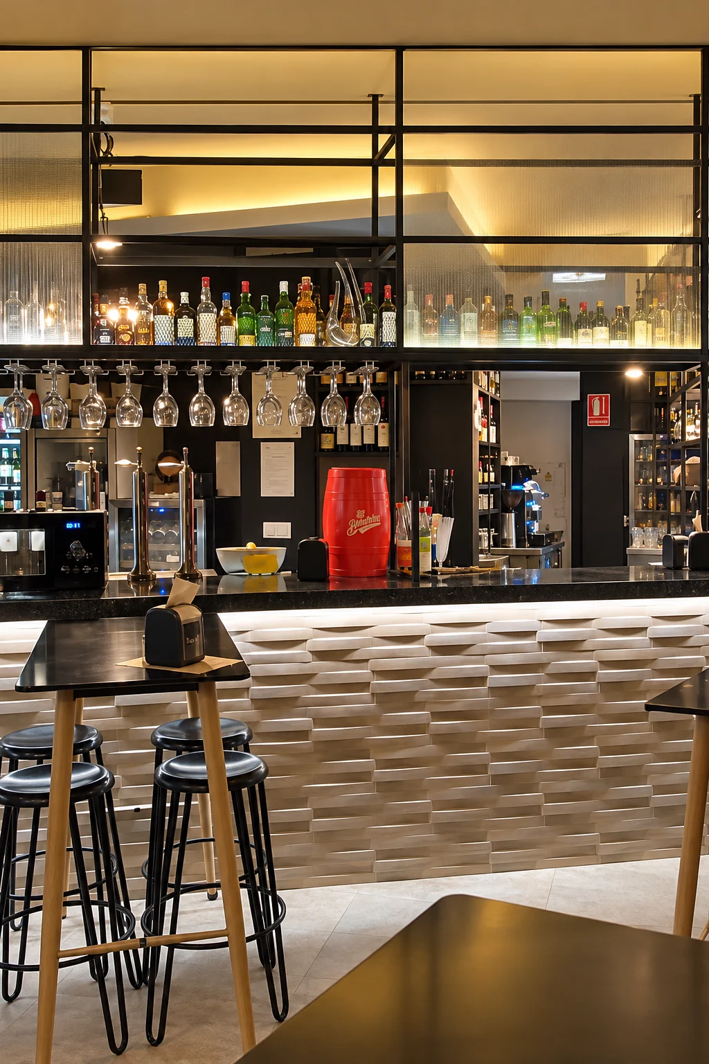 Barra del bar de La Esquinita de Alejo